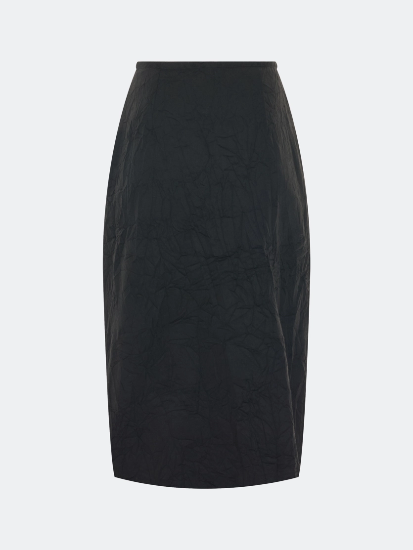 Юбка из ткани с крэш эффектом