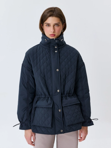 Куртка парка с ромбовидной стежкой