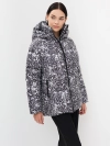 Oversize куртка с абстрактным принтом