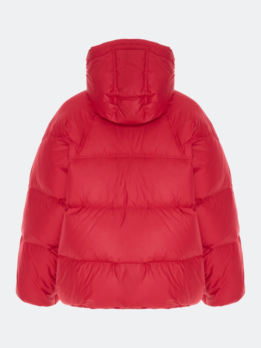 Яркий пуховик Oversize