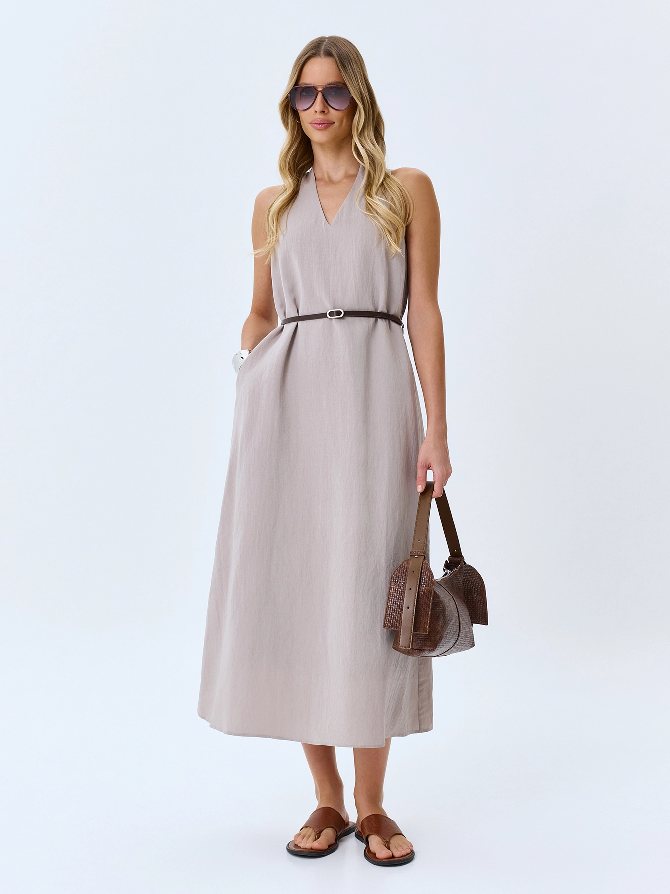 Элегантное платье из лиоцелла SAVAGE