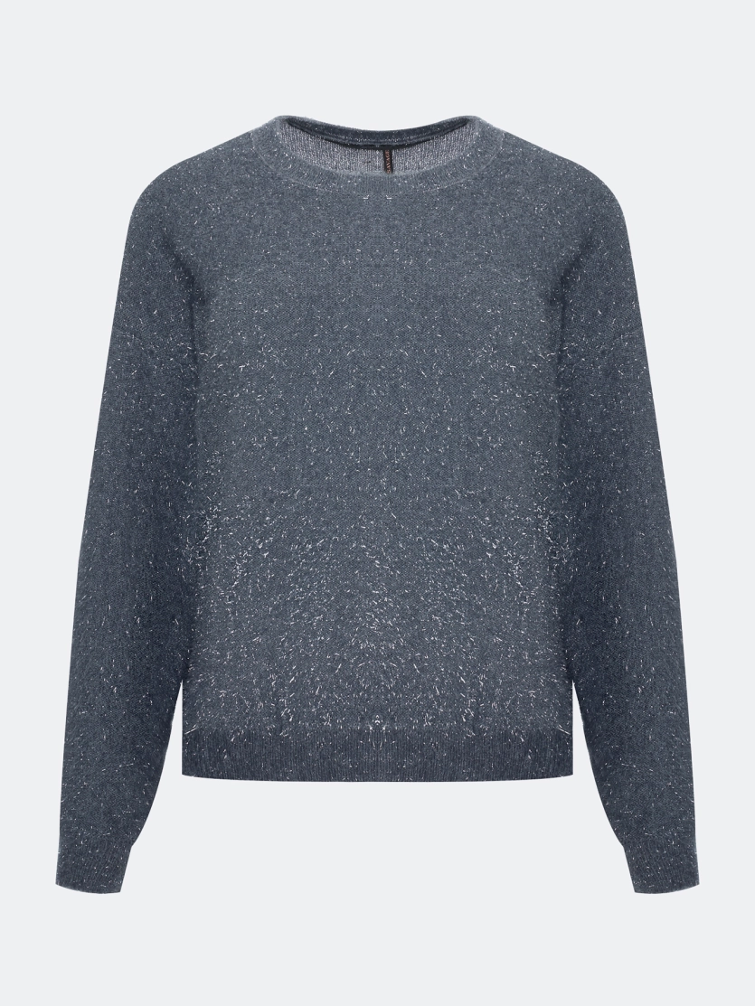 Джемпер из мерцающей пряжи