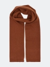 Терракотовый шарф из смесовой вискозы