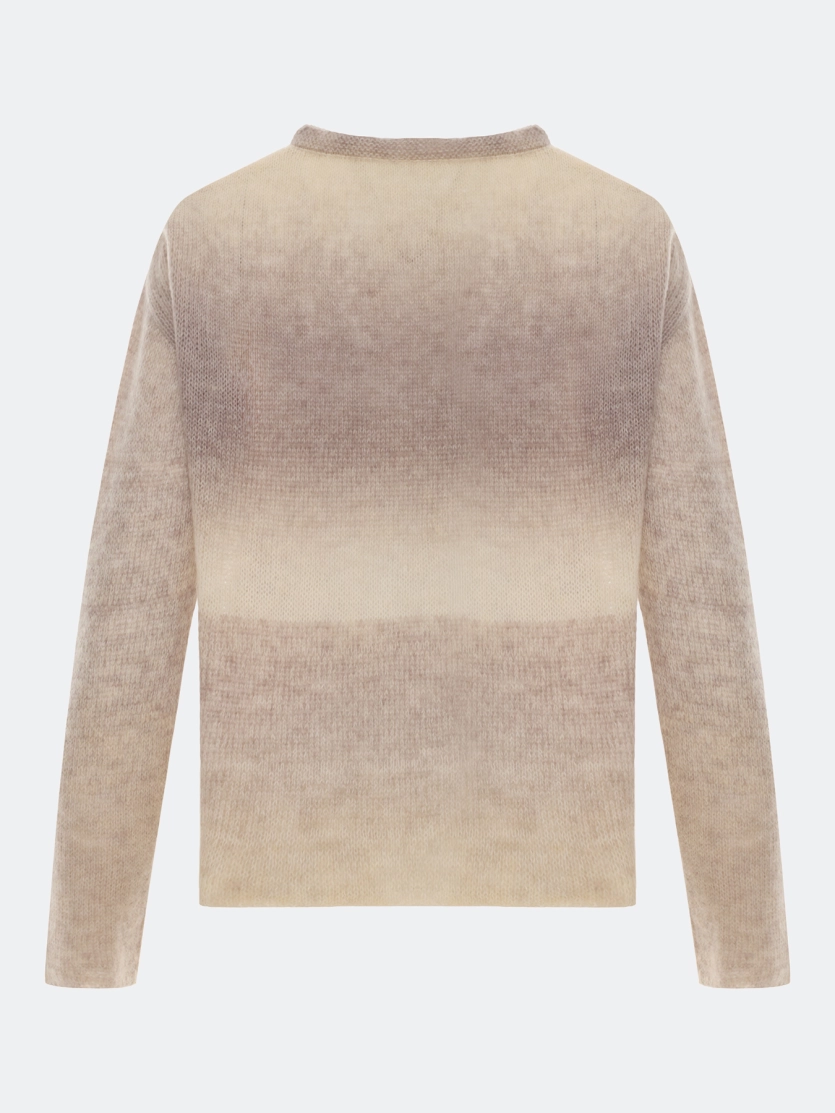 Джемпер с градиентным принтом