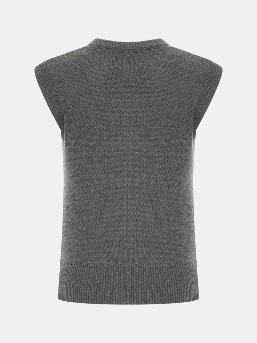 Жилет с узором аргайл