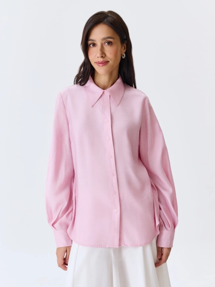 Блузка из вискозы цвета "Baby pink"