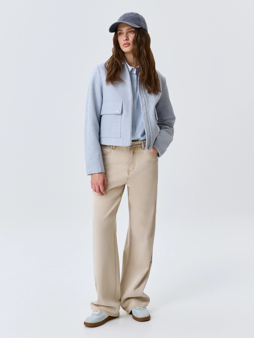 Джинсовая бейсболка 