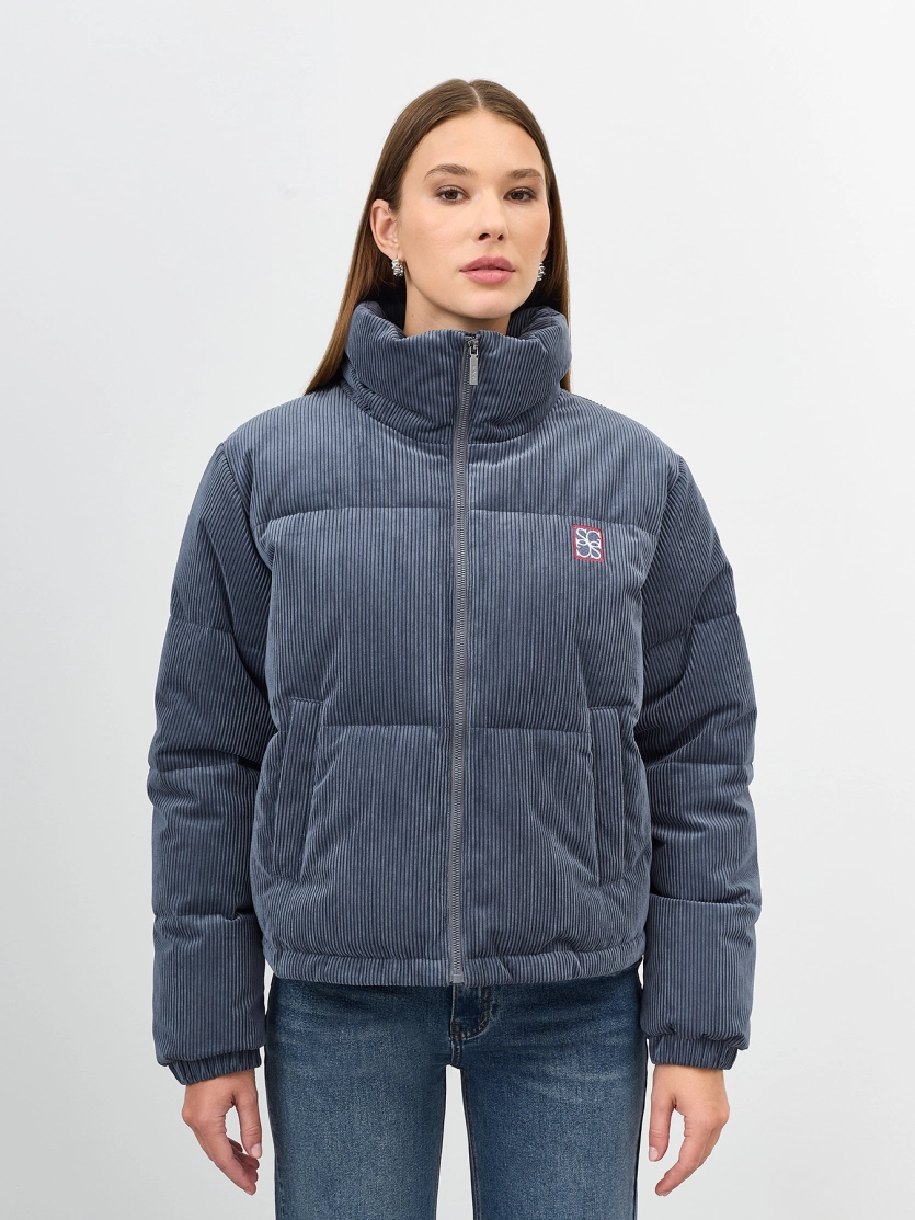 Укороченная вельветовая куртка