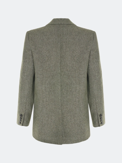 Шерстяной жакет с узором Herringbone