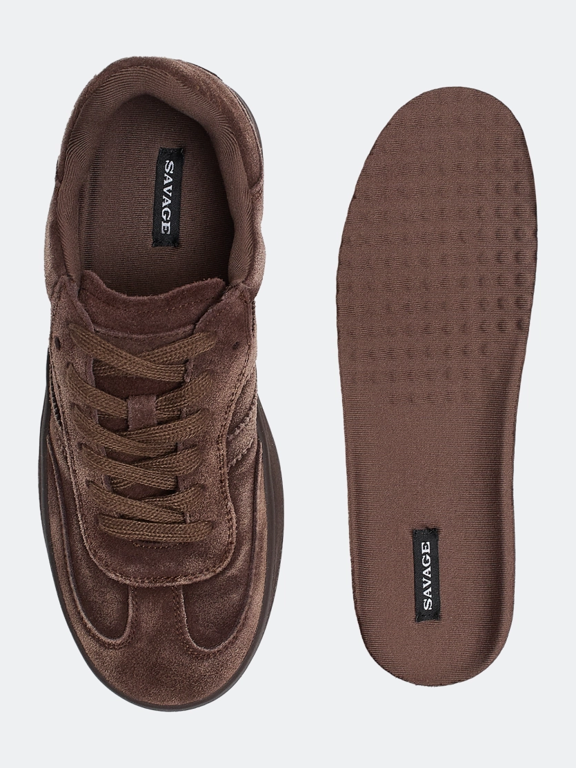 Кеды из натуральной замши