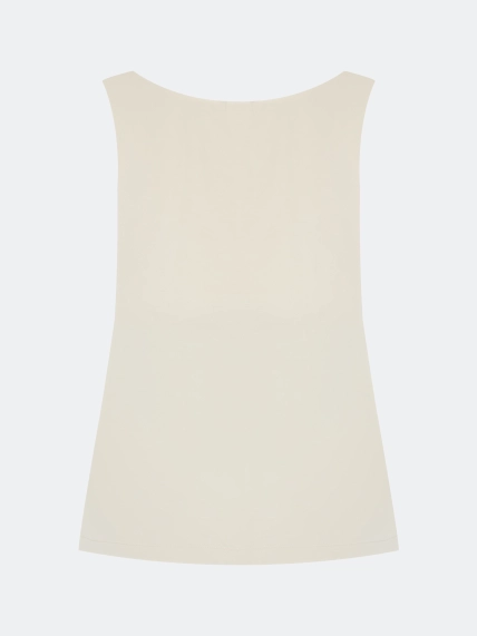 Свободный сатиновый топ