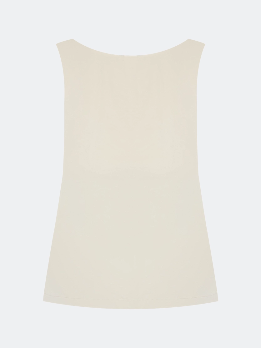 Свободный сатиновый топ