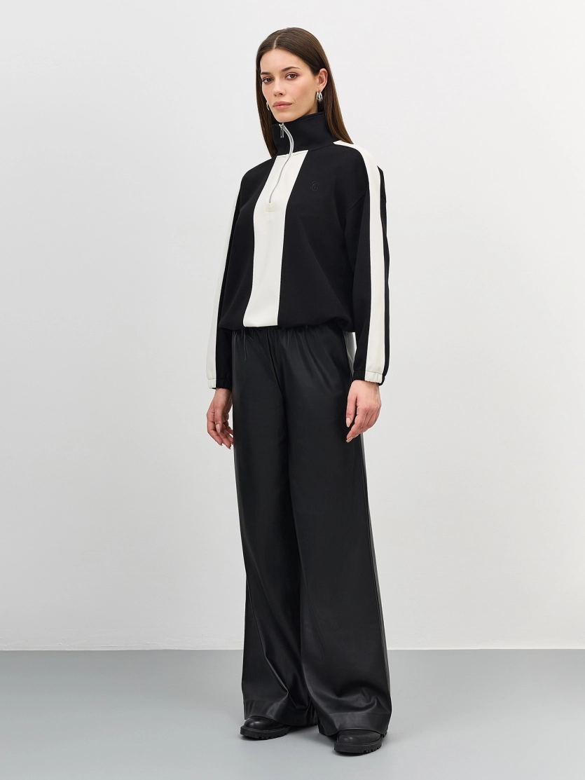 Джемпер в стиле "color block"