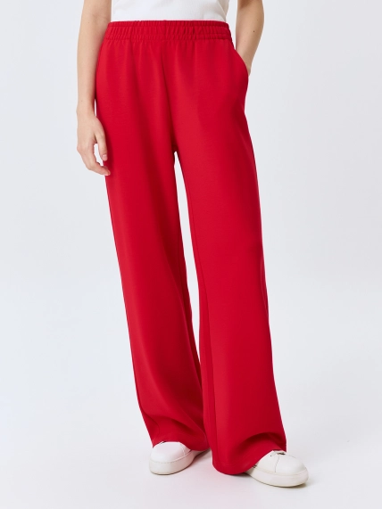 Яркие трикотажные брюки 