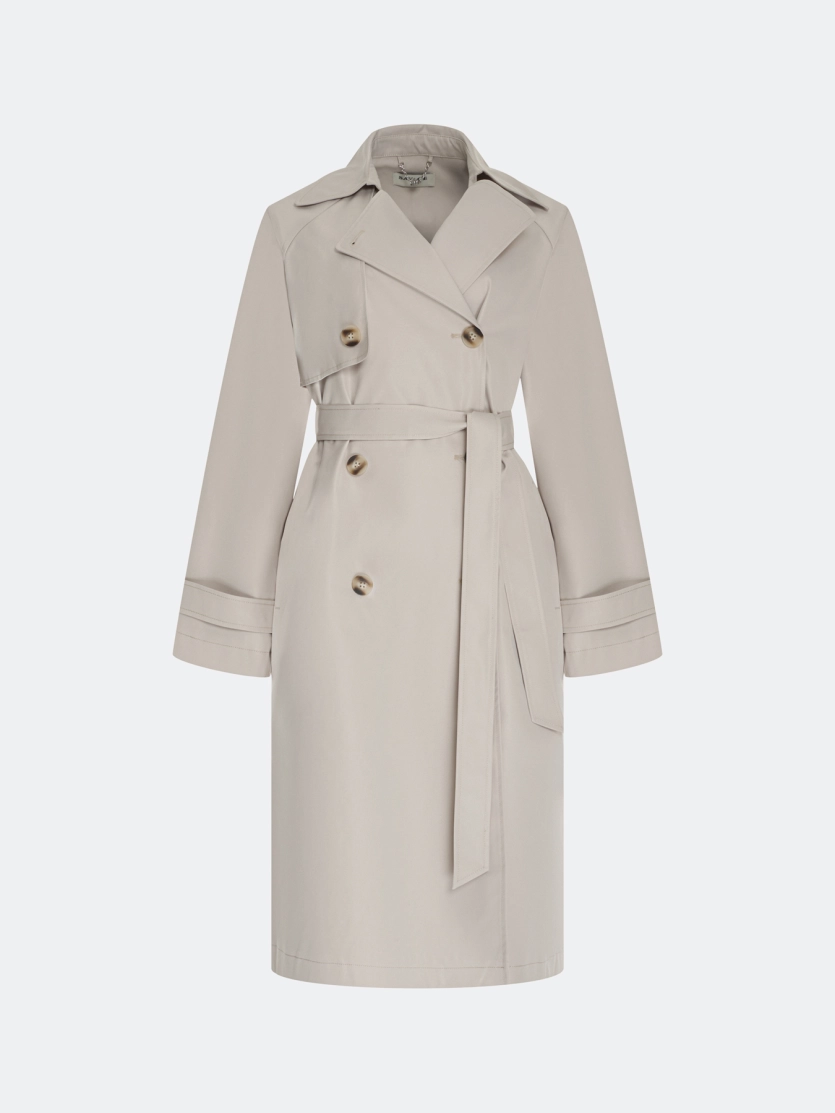 Классический тренч с акцентными пуговицами
