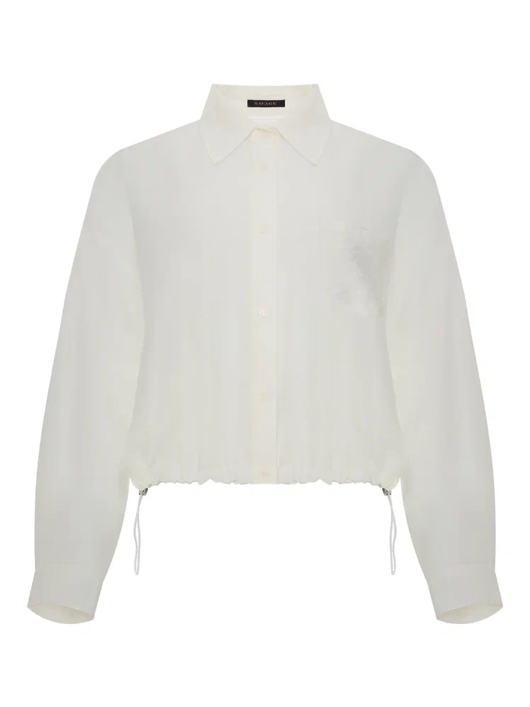 Укороченная блузка Oversize