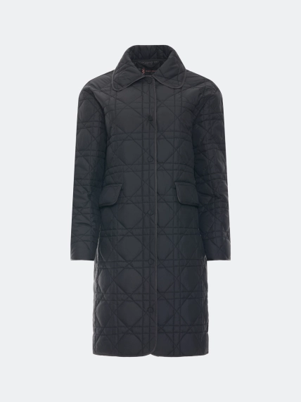 Укороченное стеганое пальто