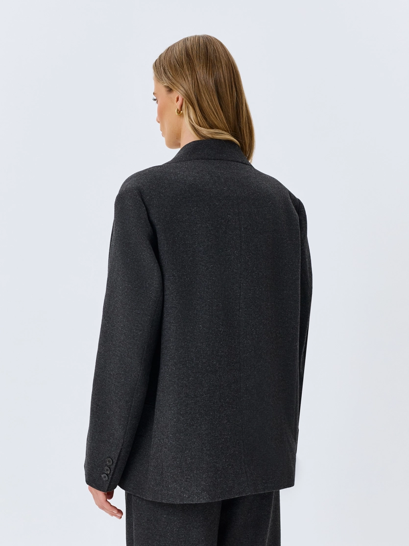 Шерстяной жакет Oversize
