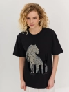 Oversize футболка с принтом