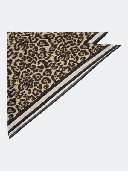 Шейный платок с анималистичным принтом