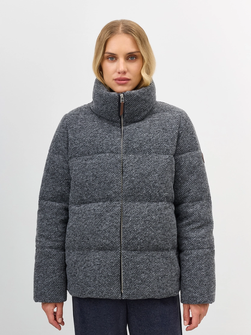 Минималистичная комбинированная куртка