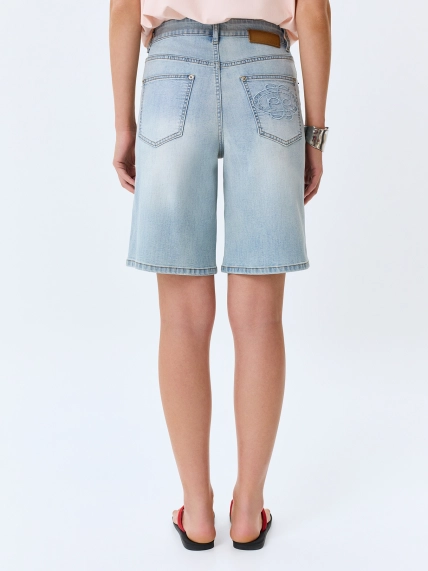 Шорты бермуды из денима
