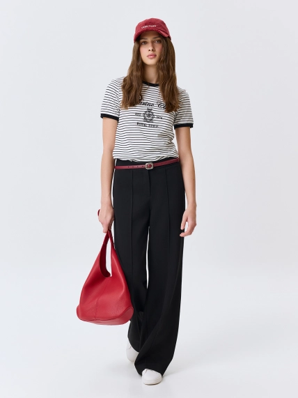 Трикотажные брюки со стрелками