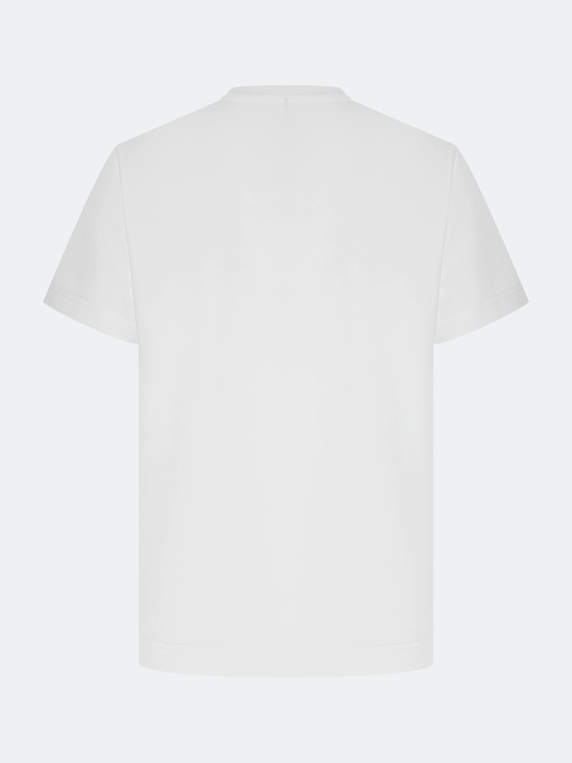 Футболка из 100% хлопка с лаконичной аппликацией