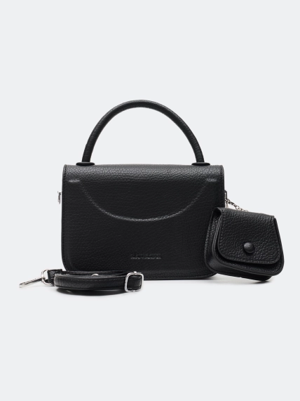 Комплект: сумка кросс-боди и косметичка-брелок