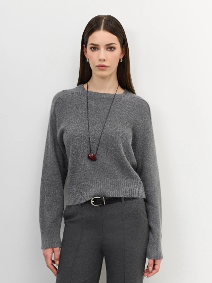 Пушистый джемпер с ангорой