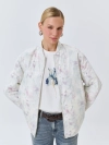 Двусторонняя куртка с флоральным принтом