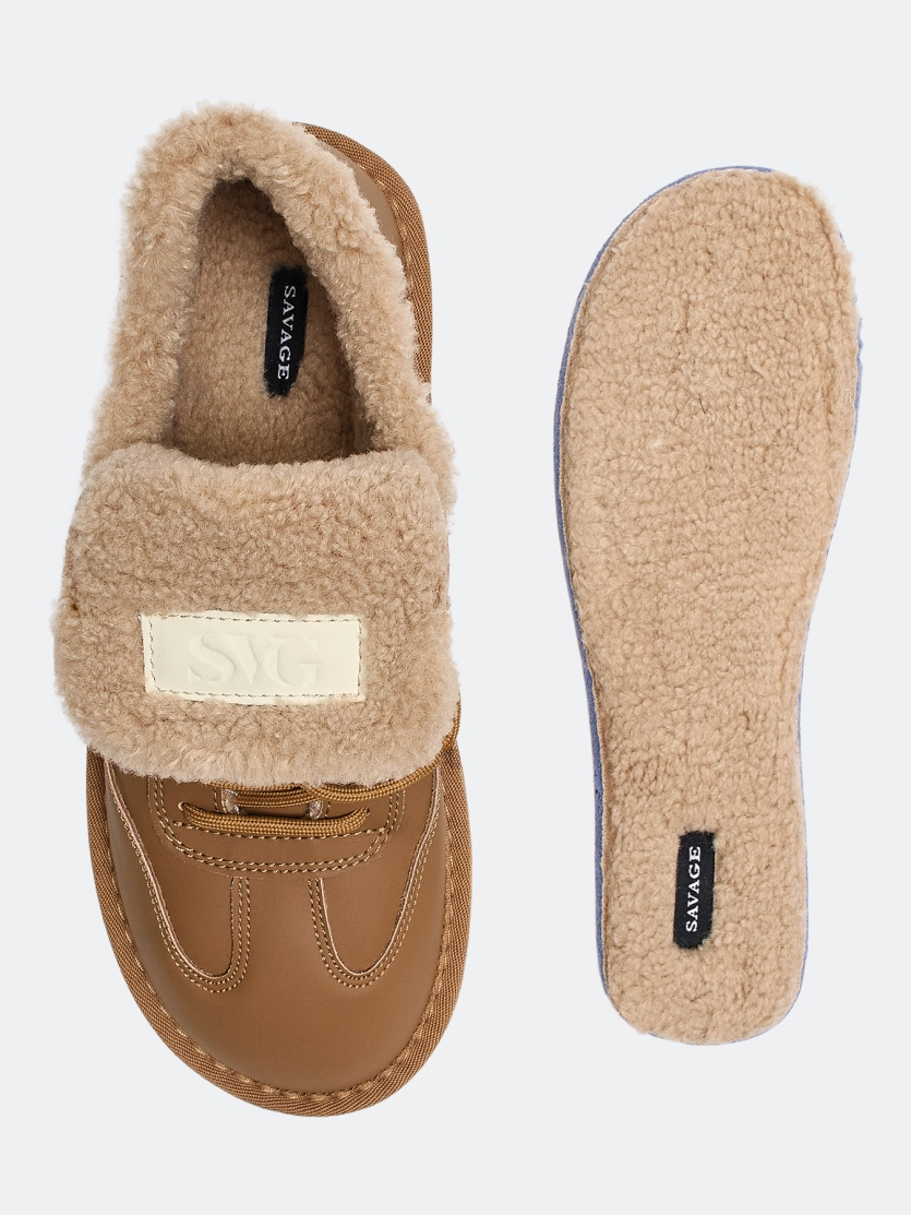 Утепленные кеды с искусственным мехом