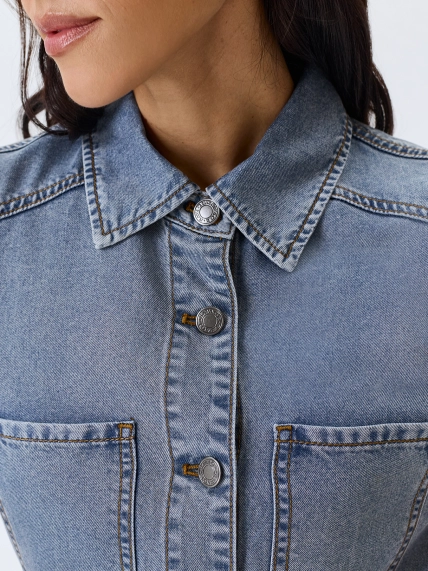 Платье-миди из денима