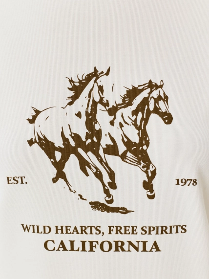 Футболка с принтом в стиле "Ретро"