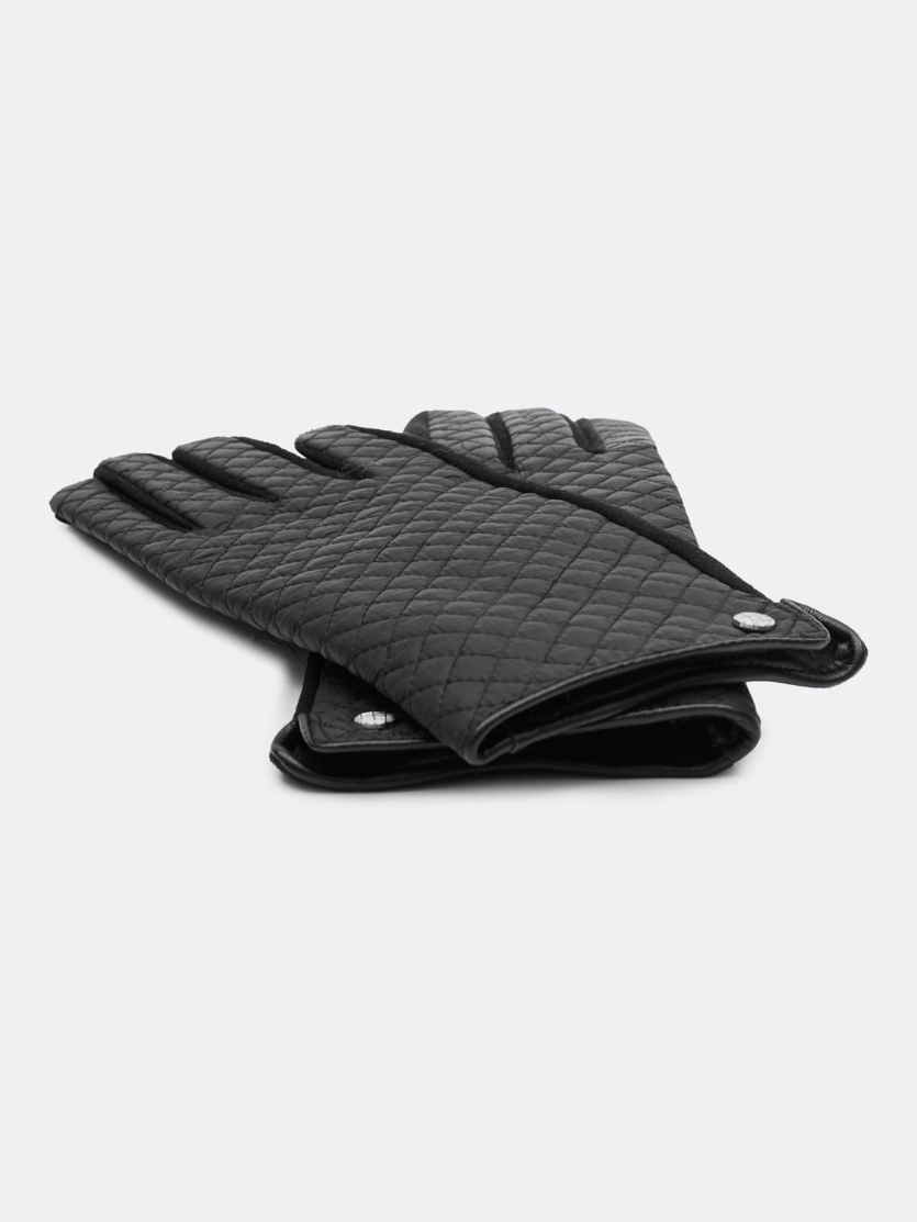 Комбинированные стеганые перчатки