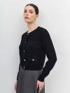 Жакет с акцентными металлическими пуговицами