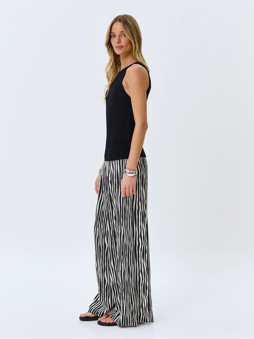 Вязаный топ из вискозы