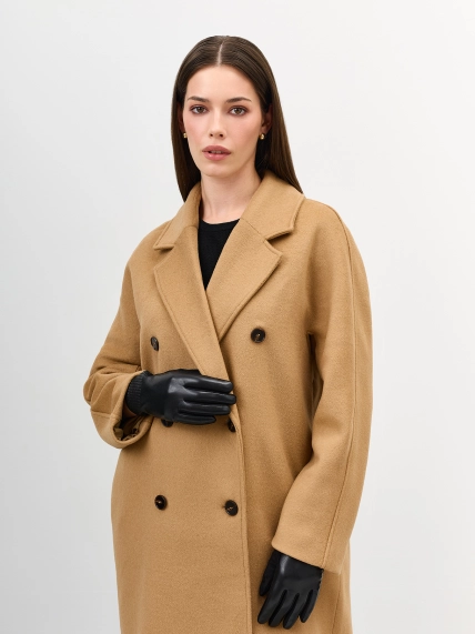 Комбинированные перчатки с искусственной кожей