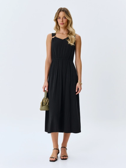 Платье из фактурного тенселя