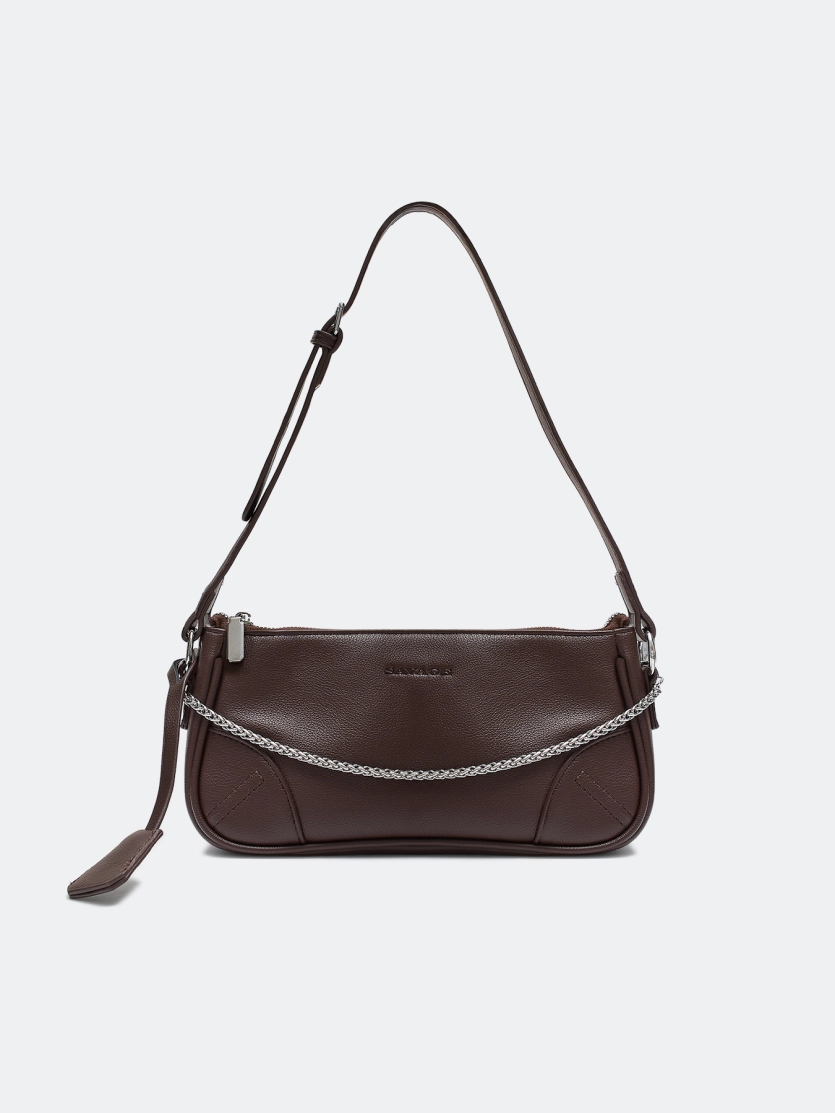 Сумка-такса с декоративной цепочкой