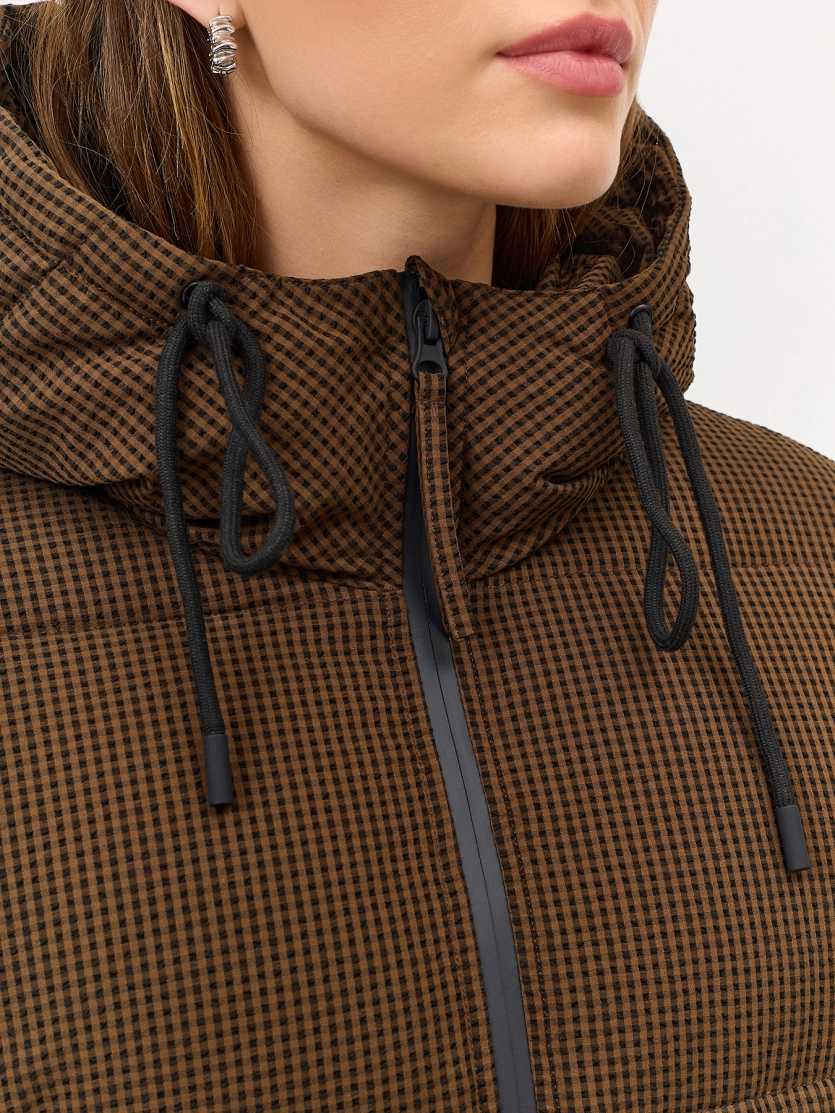 Пальто из фактурной ткани