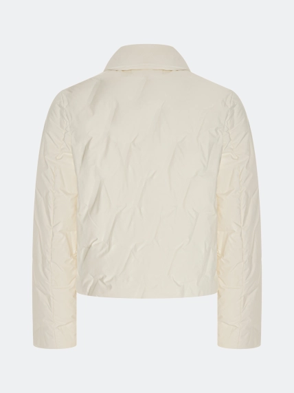 Стеганый жакет с контрастными пуговицами