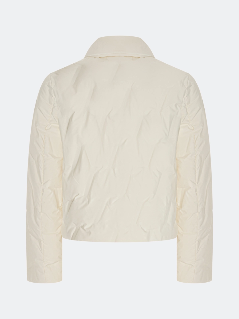 Стеганый жакет с контрастными пуговицами