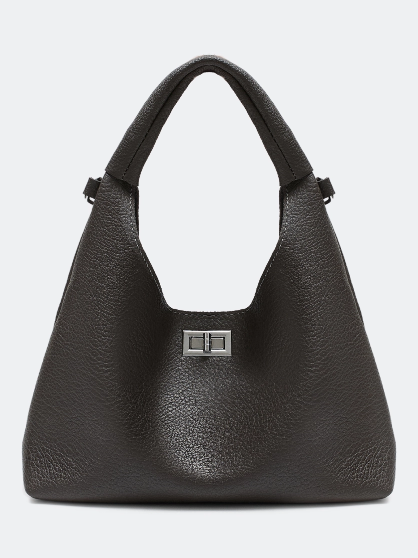 Комплект: сумка с фигурной ручкой и косметичка