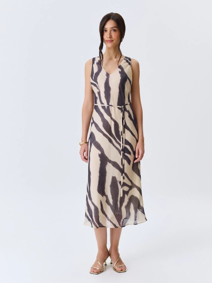 Платье-макси из тенселя