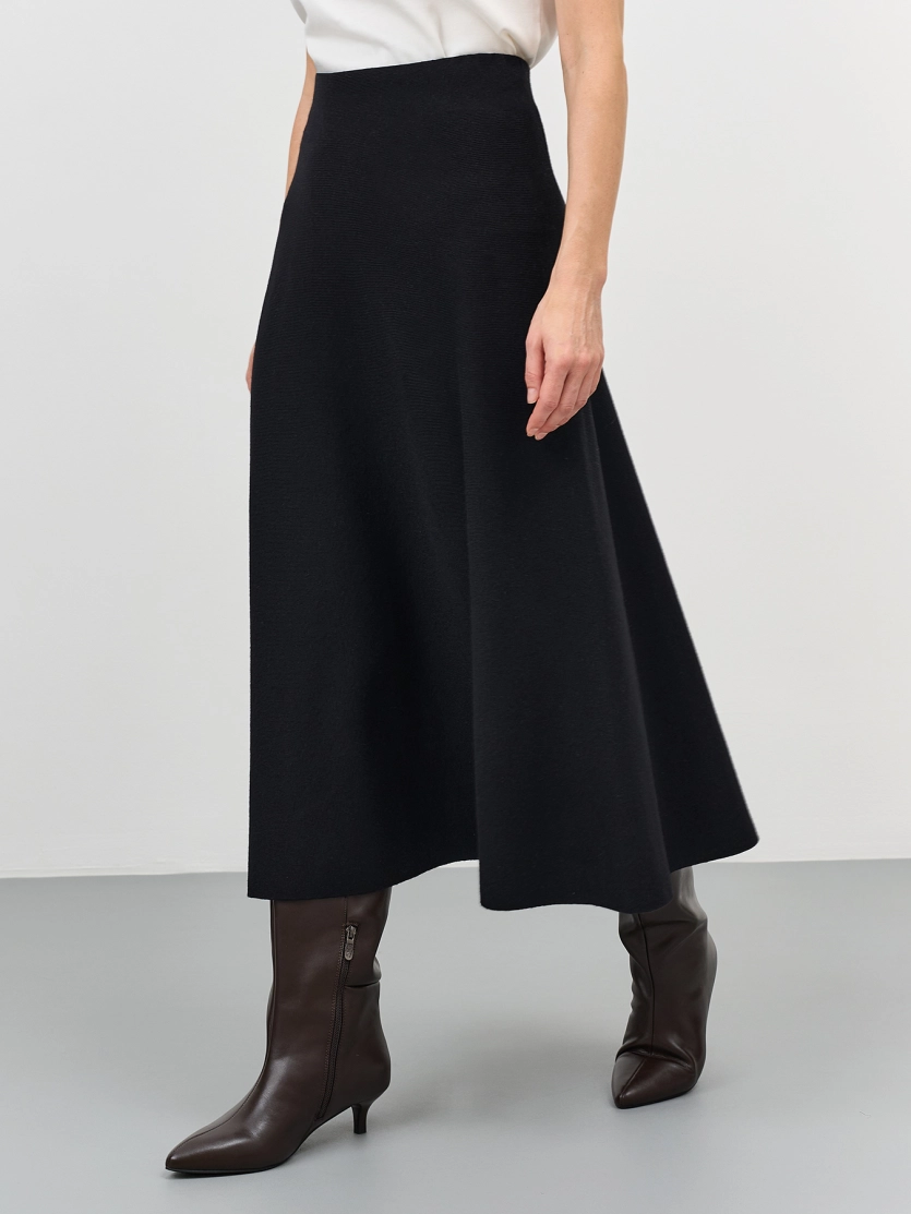 Юбка-миди А-силуэта