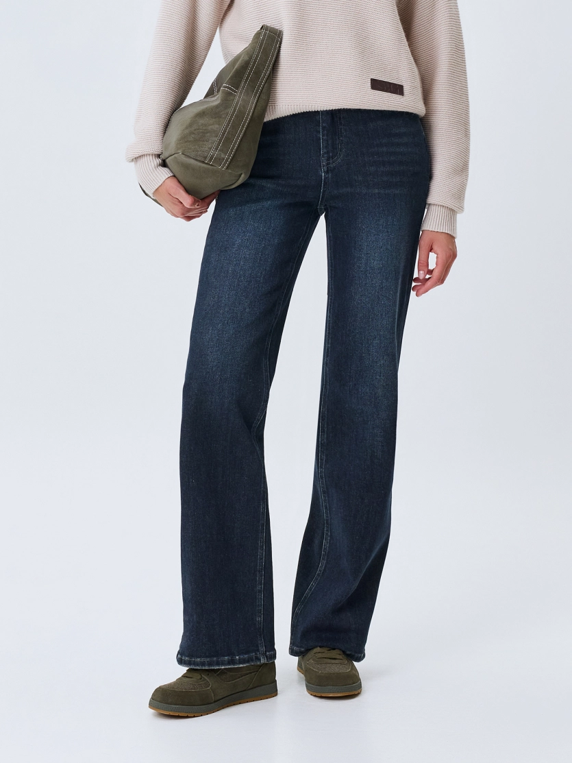 Утепленные джинсы Boot cut