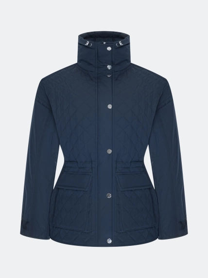 Куртка парка с ромбовидной стежкой