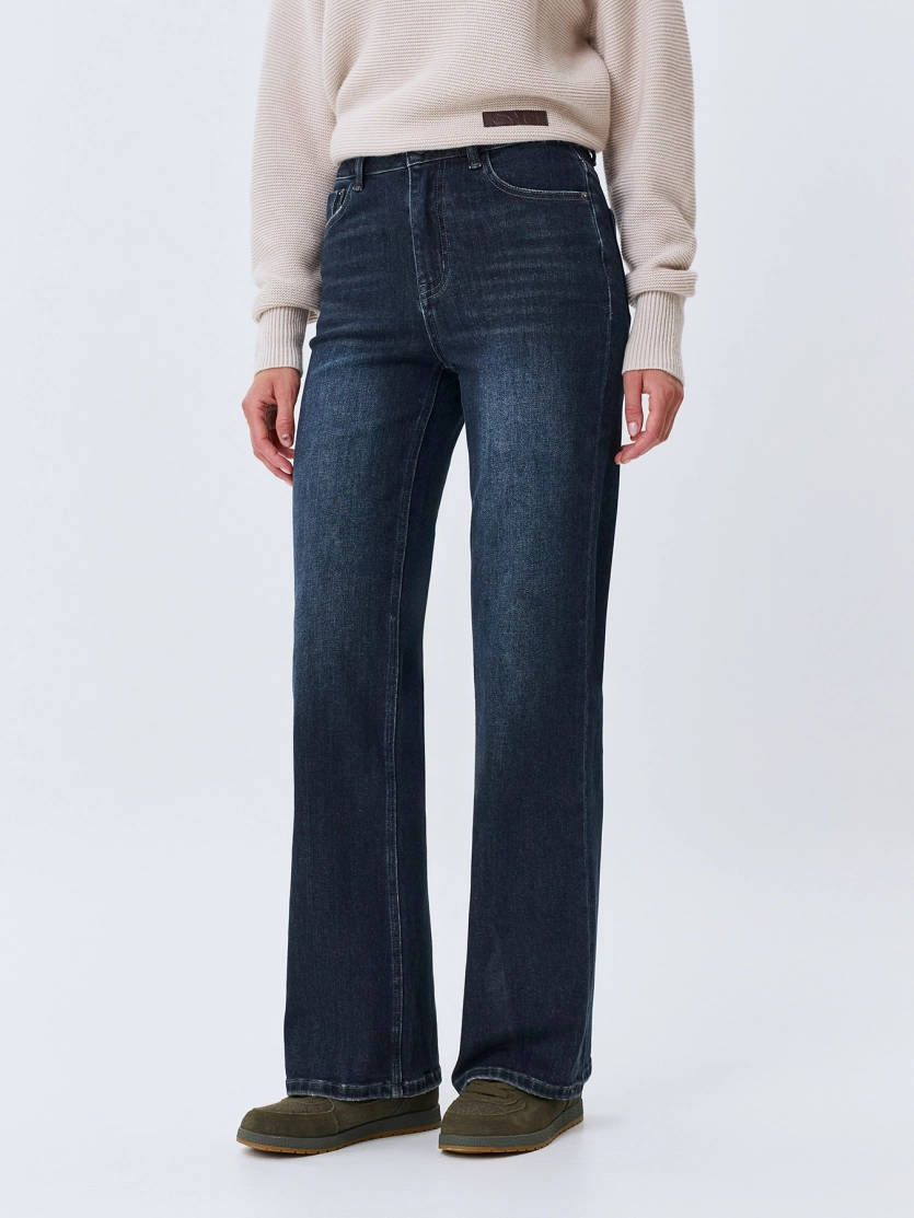 Утепленные джинсы Boot cut