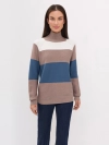 Свитер в яркую полоску в стиле color block